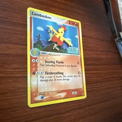 Combusken 31/100 Crystal Guardians Uncommon Reverse Holo MP/LP - Image 3