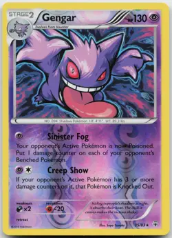 Gengar 35/83 Reverse Holo Pokemon Generations - NM - Image 1