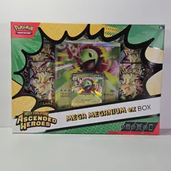 Pokemon TCG: Mega Evolution Ascended Heroes Mega Meganium Ex Box Factory Sealed - Image 1