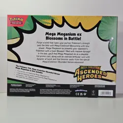 Pokemon TCG: Mega Evolution Ascended Heroes Mega Meganium Ex Box Factory Sealed - Image 2