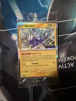 Pokemon Pitch Black - ALL 4 STAFF PROMOS - Sealed Pack - Image 1