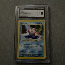 2001 POKEMON NEO REVELATION GOLDEEN #45 CGC 10 - Image 1