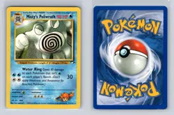 Misty's Poliwrath 31/132 Rare Gym Heroes Unlimited Pokemon MODERATELY PLAYED - Image 3