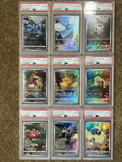 PSA 10 Sequential Pokemon VSTAR Universe God Pack 9 Set Japanese AR Pikachu! - Image 1