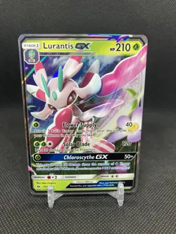 Lurantis GX 15/149 Ultra Rare Full Art Sun and Moon Base Set Pokemon TCG NM 2017 - Image 1
