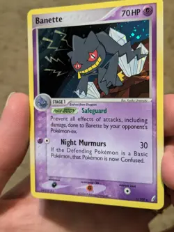 Banette 1/100 Holo Rare Crystal Guardians Pokemon 2006 LP - Image 2