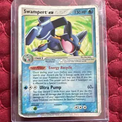 Pokemon 2006 Crystal Guardians Swampert ex 98/100 EX Holo Ultra Rare English - Image 1
