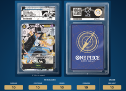 One Piece English - Ace 10 GEM MINT - OP04-083 OG Manga Sabo - PERFECT SUBGRADES - Image 2