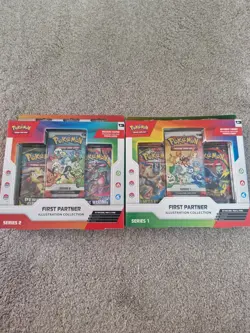 1x First Partner Pokemon Series 1 Box And 1x First Partner Series 2 Box - Image 1