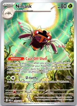Ninjask 137/132 Illustration Rare Mega Evolution Pokemon Holo NM/M - Image 1