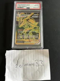 PSA 10 Pokemon TCG Rayquaza VMAX Silver Tempest TG29/TG30 Full Art Card Gem Mint - Image 3