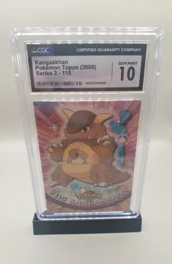 2000 Topps Pokemon TV Animation Series 2 Kangaskhan #115 CGC 10 - Image 1