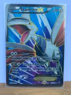 Pokemon XY Base Set Skarmory EX 145/146 Full Art Ultra Rare NM Near Mint - Image 1