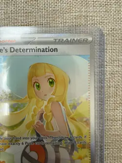 Lillie’s Determination 184/132 Special Illustration Rare Pokemon Mega Evolution - Image 4