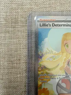 Lillie’s Determination 184/132 Special Illustration Rare Pokemon Mega Evolution - Image 5