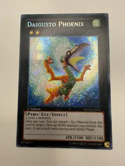 Yugioh Daigusto Phoenix HA06-EN054 Secret Rare 1st Ed - Image 1