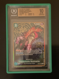 One Piece Donquixote Rosinante op05-030 Japanese 2nd anniversary english BGS 10 - Image 3