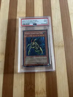 2003 YU-GI-OH! PROMO THE SACRED CARDS #001 PERFECTLY ULTIMATE GREAT MOTH PSA 9 - Image 1