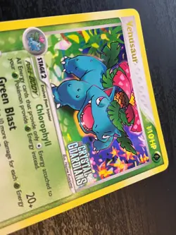 Venusaur 28/100 EX Crystal Guardians Reverse Holo Stamped Pokemon Card 2006 LP - Image 3