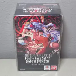 One Piece Card Game OP-16 The Time Of Battle Double Pack Set Vol 11 New / Sealed - Image 1