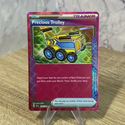 Pokemon Card Precious Trolley 185/191 Surging Sparks Ace Spec Rare - Image 1