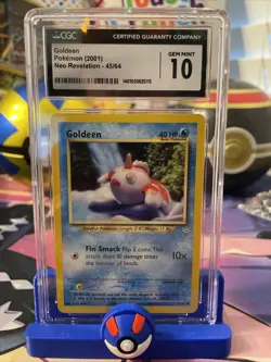 Pokemon Neo Revelation - Goldeen- 2001 - 45/64 - CGC 10 - Image 1