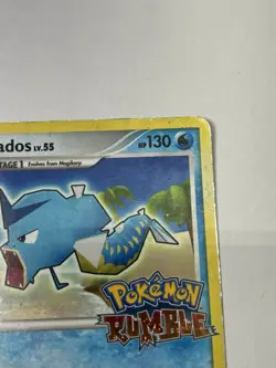 Pokemon Rumble Gyarados 4/16 Stage 1 Dragon 130 HP Card 2009 English - Image 3