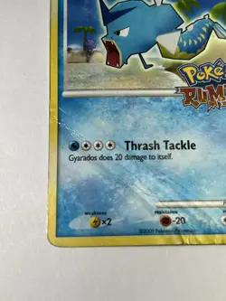 Pokemon Rumble Gyarados 4/16 Stage 1 Dragon 130 HP Card 2009 English - Image 5