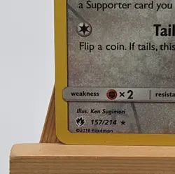 Pokemon Smeargle Card 157/214 Reverse Holo Rare Lost Thunder - Image 5