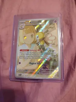 Pokemon TCG Lillie's Ribombee Card Journey Together Illustration, 164/159 - Image 1