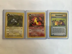Nine Team Rocket First Edition Pokemon Cards - Image 4