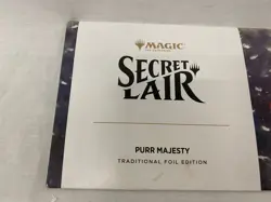 Magic the Gathering MTG Secret Lair Purr Majesty Foil Edition Sealed - Image 2