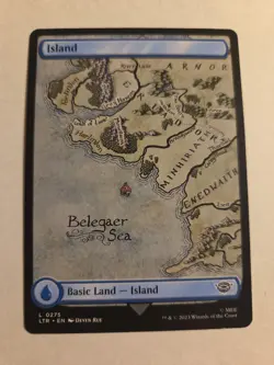 Island (Full Art) X1 MTG LTR Universes Beyond: The Lord of the Rings 275 - Image 1