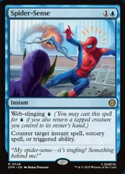 x1 Spider-Sense - Foil R MTG Marvel's Spider-Man M/NM, English - Image 1