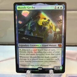 MTG Mondo Gecko, Foil, NM/Unplayed, TMNT - Image 1