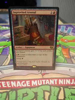 Wizards of the Coast MTG TMNT Improvised Arsenal Artifact Equip Rare 0092 EN - Image 1