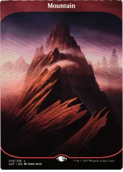 Mountain 215 Land Unstable NM MTG - Image 1