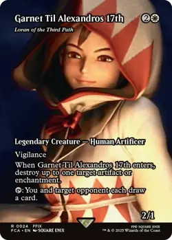 1x Garnet Til Alexandros 17th - Loran of the Third Path - Foil - Showcase Light - Image 1