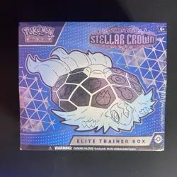 Pokemon Stellar Crown Elite Trainer Box Brand New Factory Sealed! - Image 1