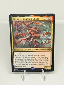 MTG Normal Carnage, Crimson Chaos R Marvel's Spider-Man 125 NM - Image 1