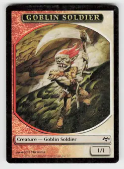 Eventide #7 Goblin Soldier Token - Image 1