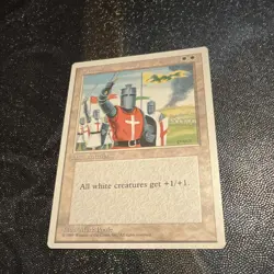 Wizards of the Coast MTG Crusade Enchantment Revised White Uncommon Eng 1995 - Image 1