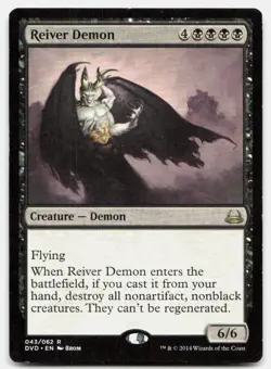 Reiver Demon 43 Rare Duel Decks: Anthology Magic: The Gathering Lightly Played - Image 1