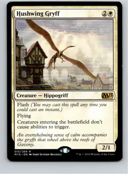 Magic the Gathering Hushwing Gryff Magic 2015 (M15) MTG Free Shipping! - Image 1