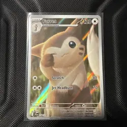 Pokemon TCG Furret Full Art Illustration Card 168/159 Journey Together - Image 1