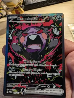 Morpeko ex SIR Pokemon TCG Pitch Black FRESH MINT 117 - Image 1