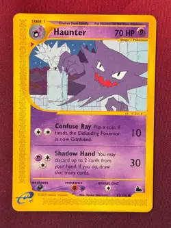HAUNTER 63/144 Skyridge VERY RARE E-Reader Pokemon TCG card NM - Image 1