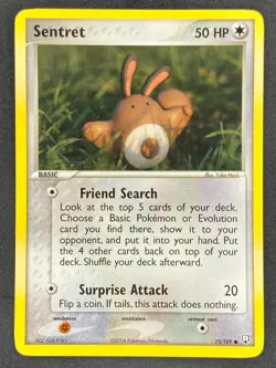 Pokemon Sentret 75/109 TRR EX Team Rocket Returns LP/NM - Image 1