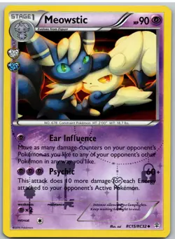 Meowstic RC15/RC32 Uncommon Generations Pokemon Holo - Image 1