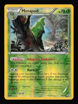 Metapod 4/83 UC Generations Pokemon Reverse Holo NM - Image 1